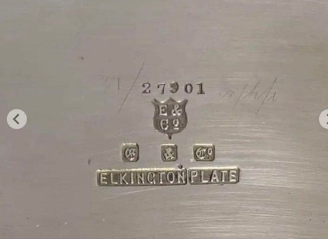 スーパーセール❗️クリスマスに❣️現地の75%引き　英国老舗　1860年代　銀メッキ