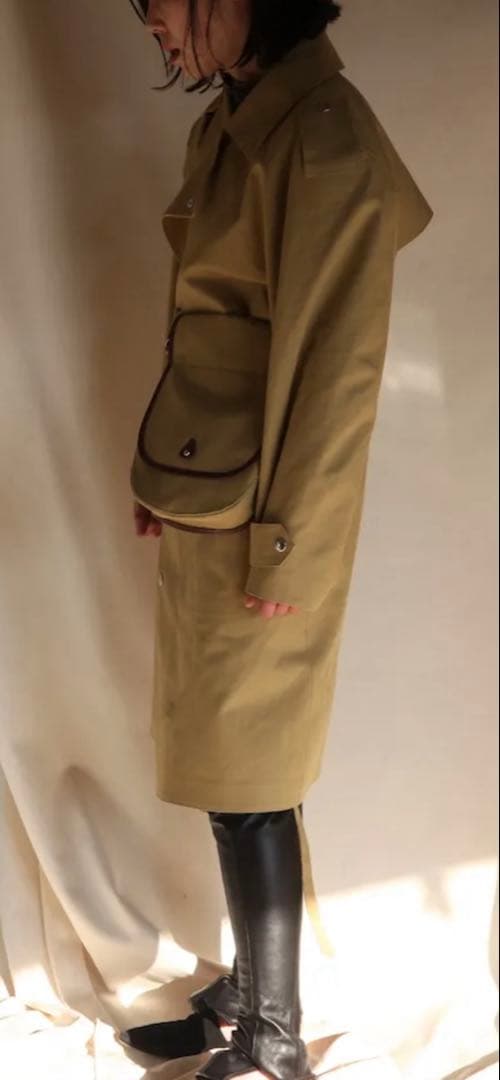 FUMIKA UCHIDA フミカウチダ ボンディングトレンチコート*36