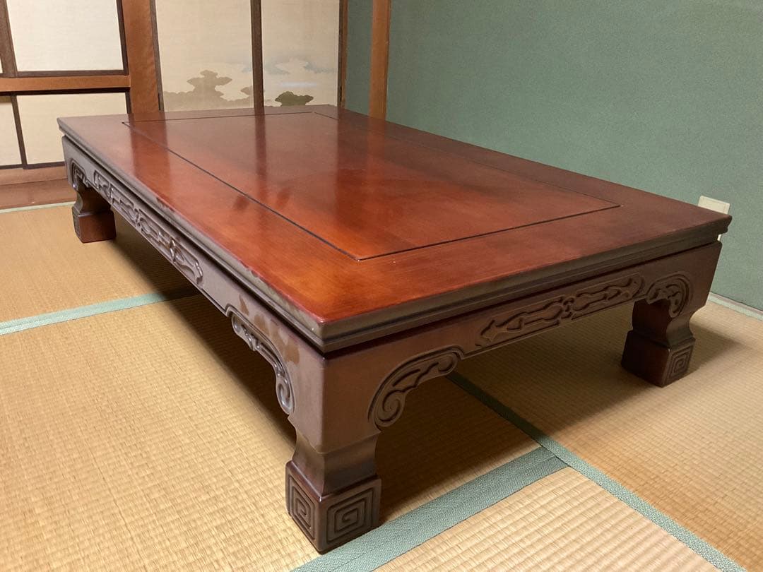 カリモク大きな座卓。センターテーブル。