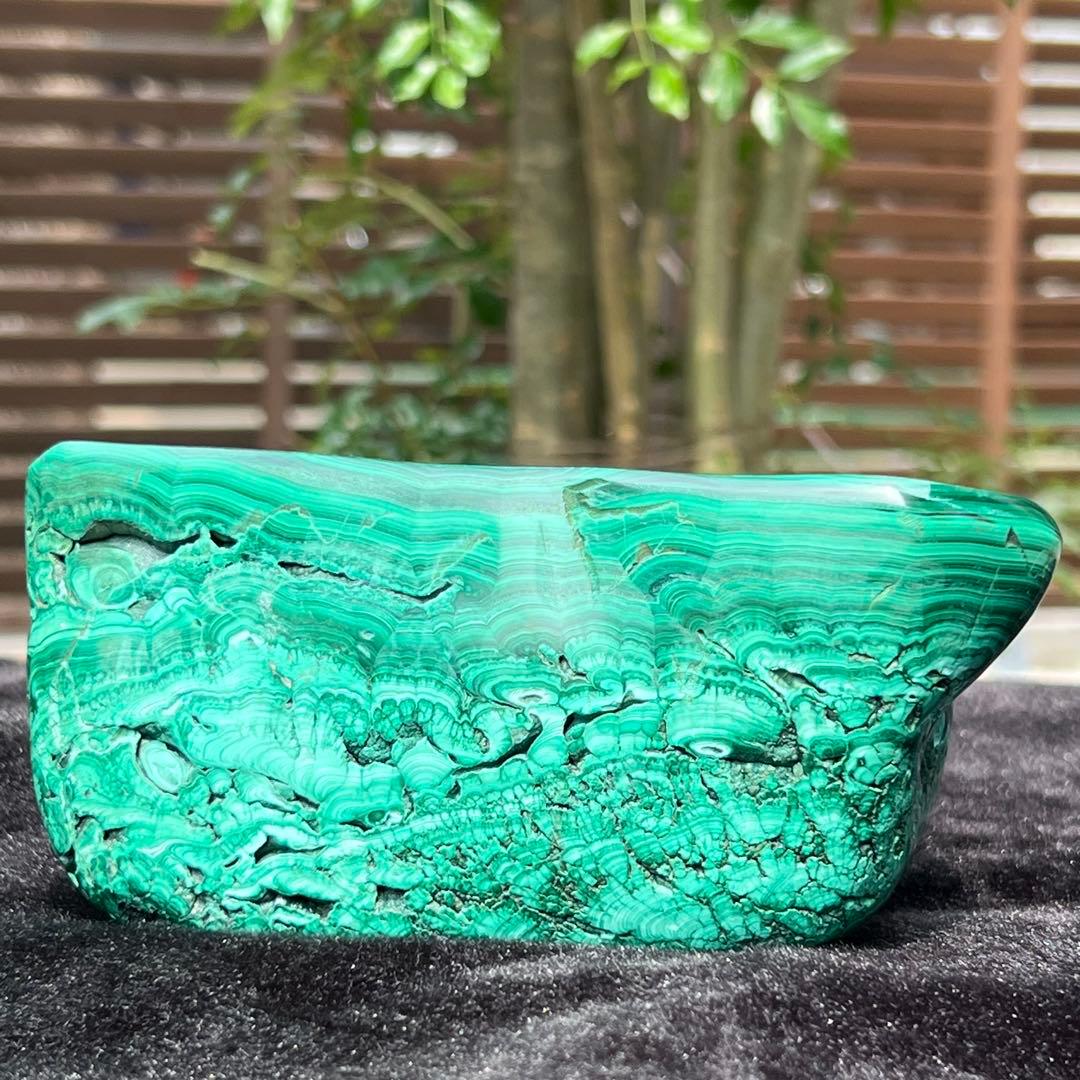 ✳️専用‼️✨癒される発色と模様✨高いヒーリングパワー✨マラカイト 原石 天然石