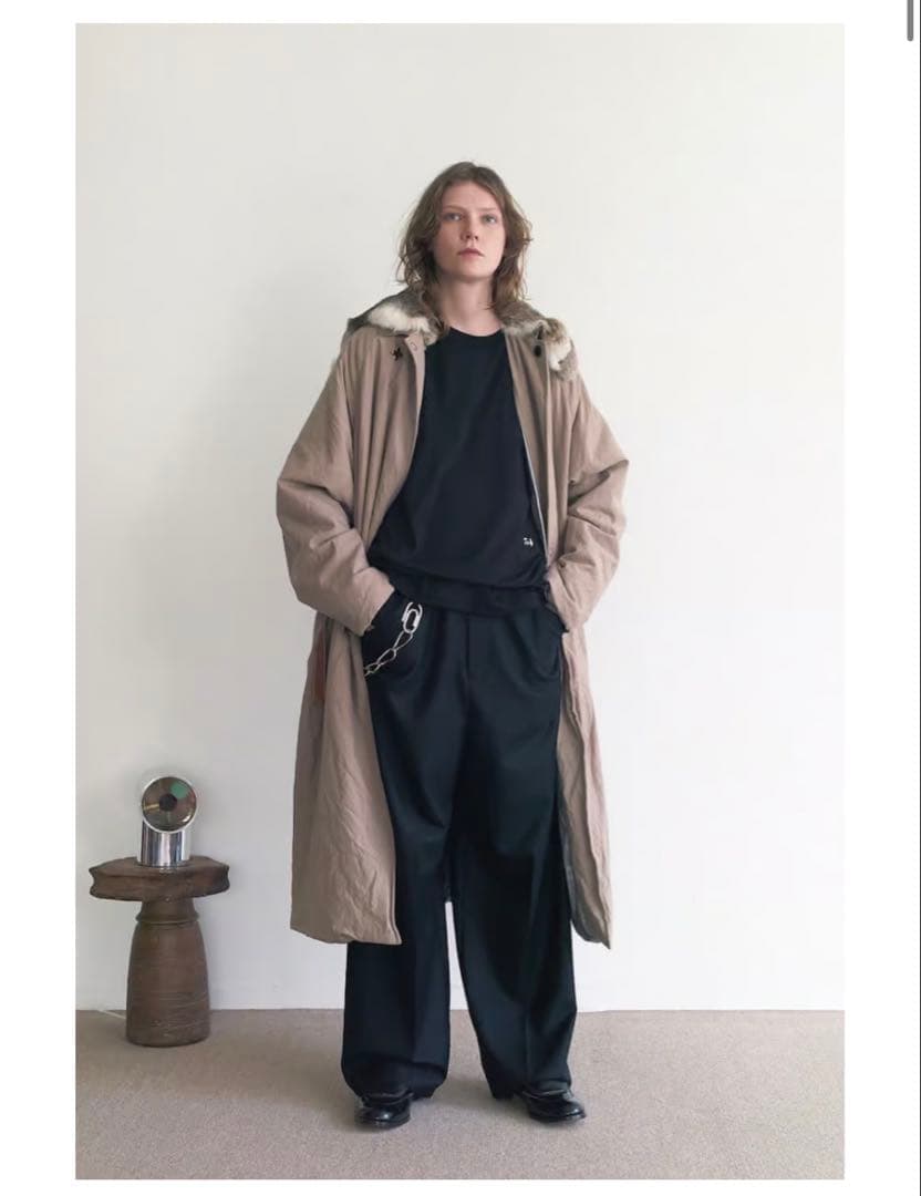 m*n様 sunsea Joseph Rigid Wool Coat ベージュコ