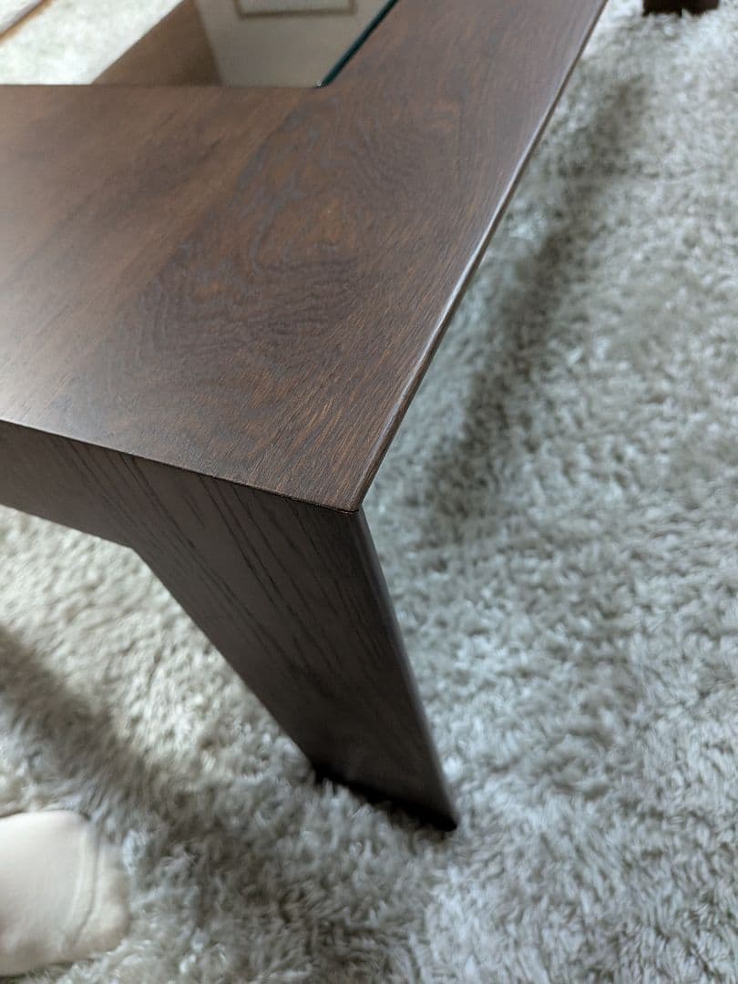 カリモク ガラス天板 センターテーブル　ＴＵ４７６０