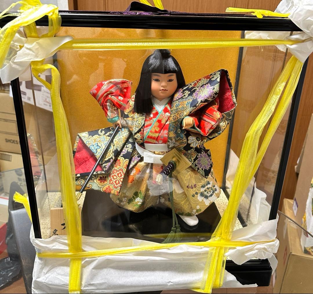 新品未使用 五月人形 東宮作 大将