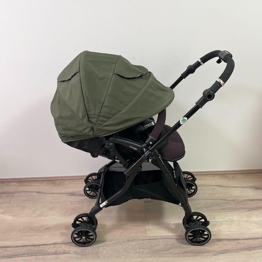 【美品】Combi スゴカル α 4キャス コンパクト　エッグショック　hk⭐︎