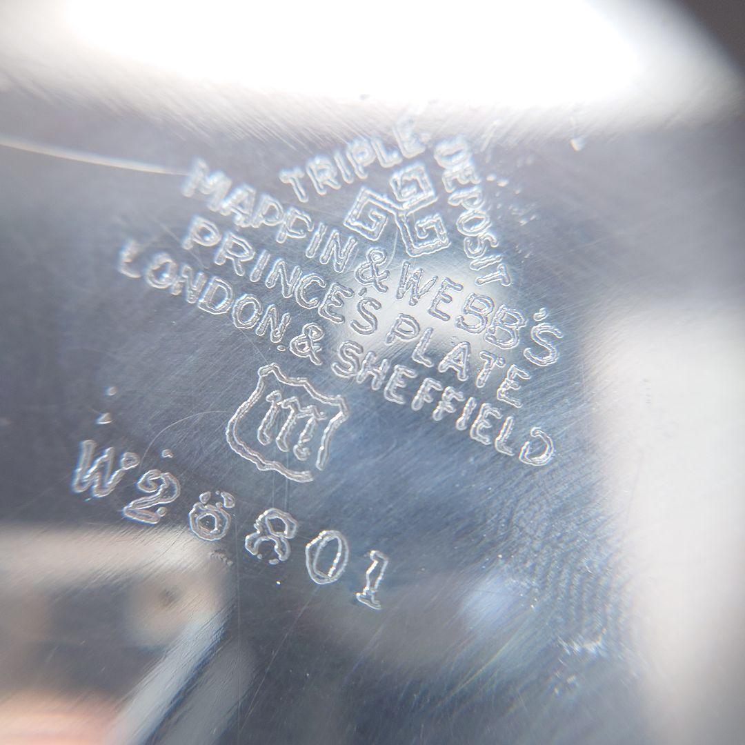 マッピン＆ウエッブ　イギリス　アンティーク　シルバー　ケーキスタンド　トレイ