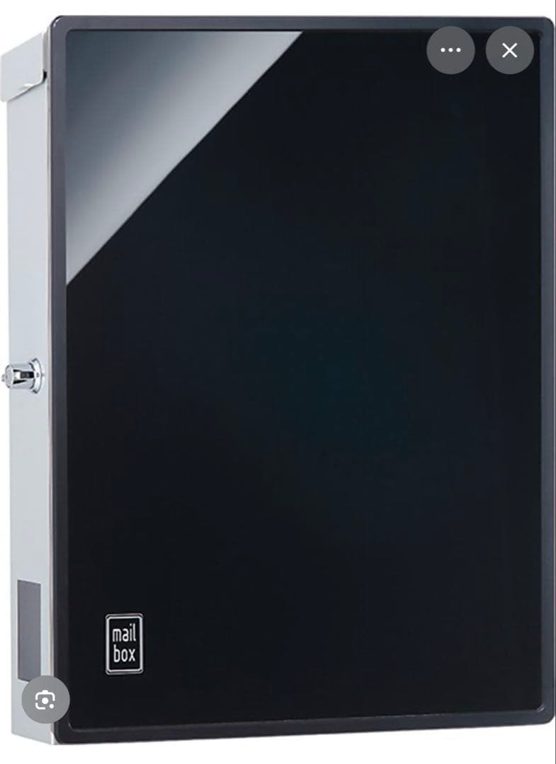 郵便ポスト　プラストブラック左開き　新品未開封