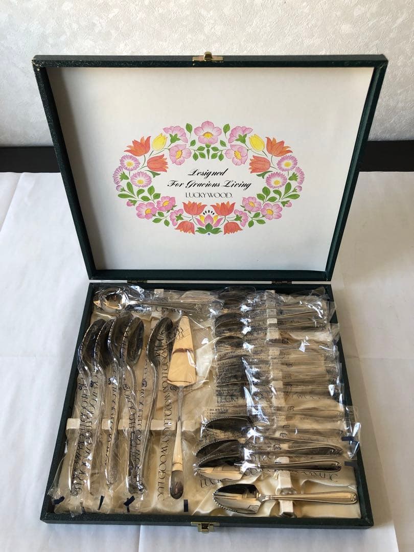ラッキーウッド　カトラリーセット　23本