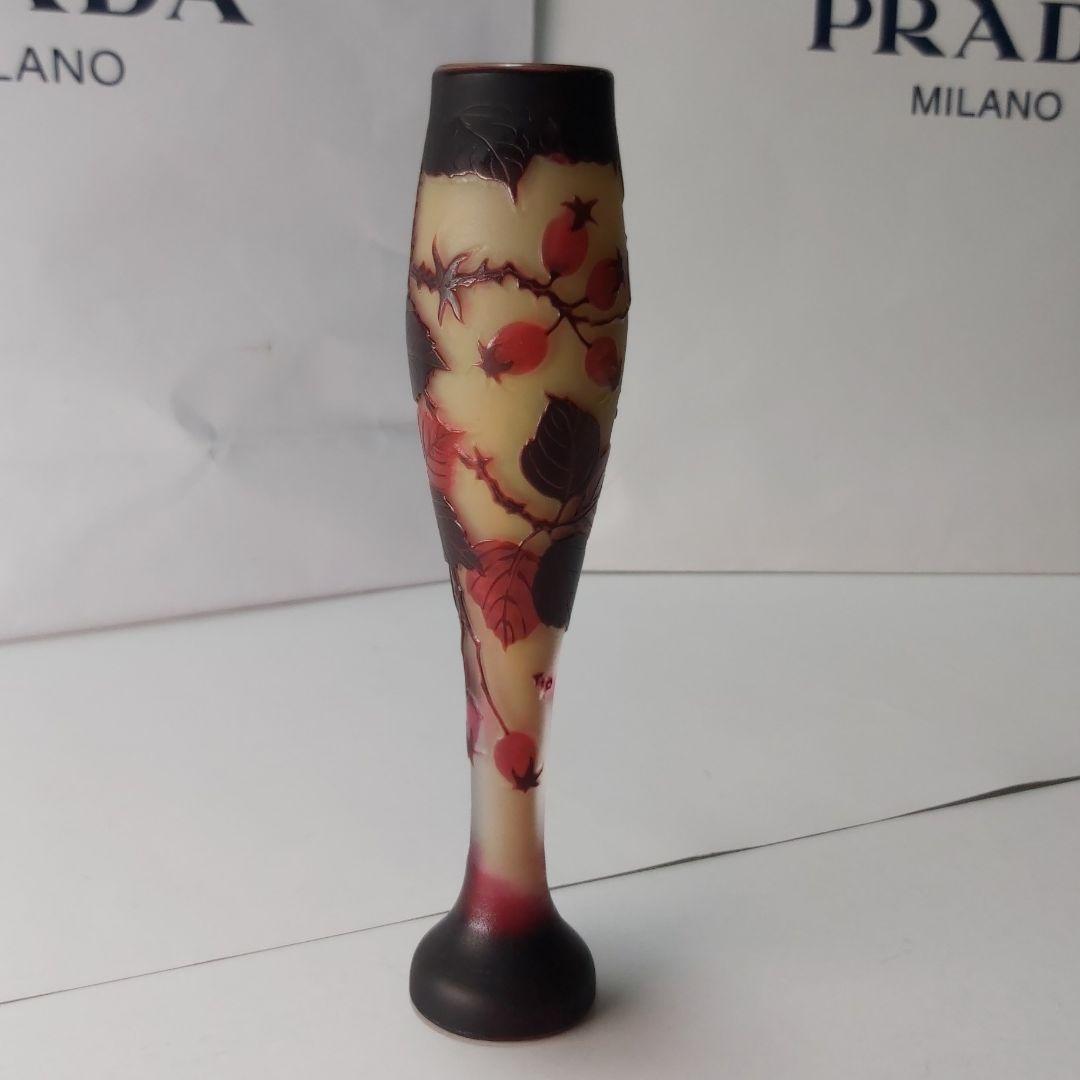 エミール・ガレ 復刻版 カメオ彫り 手彫り ハンドメイド ルーマニア レア 果実