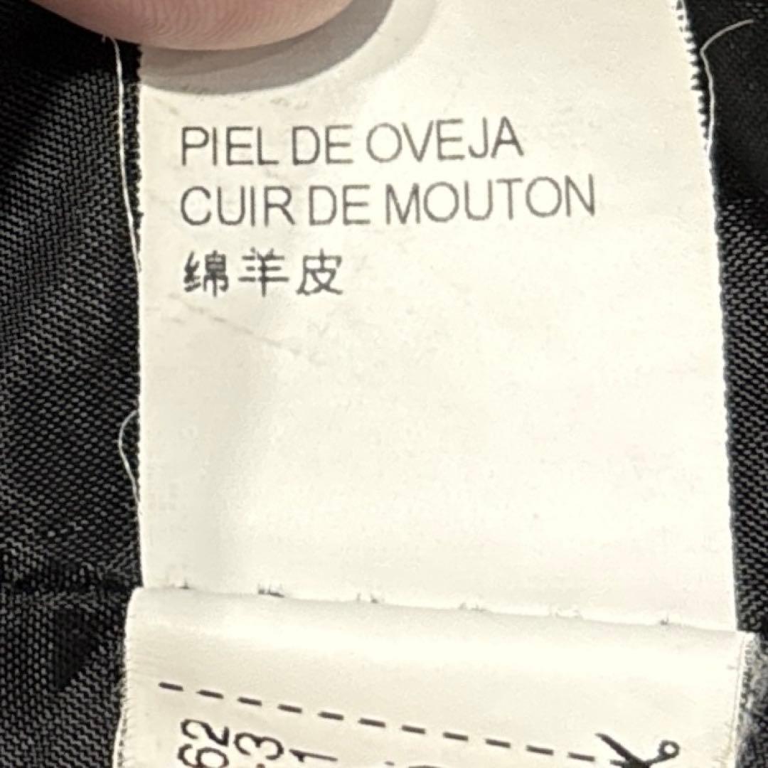 専用【希少/サイズL】ZARA　ラムレザー　ダブルライダースジャケット　スタッズ