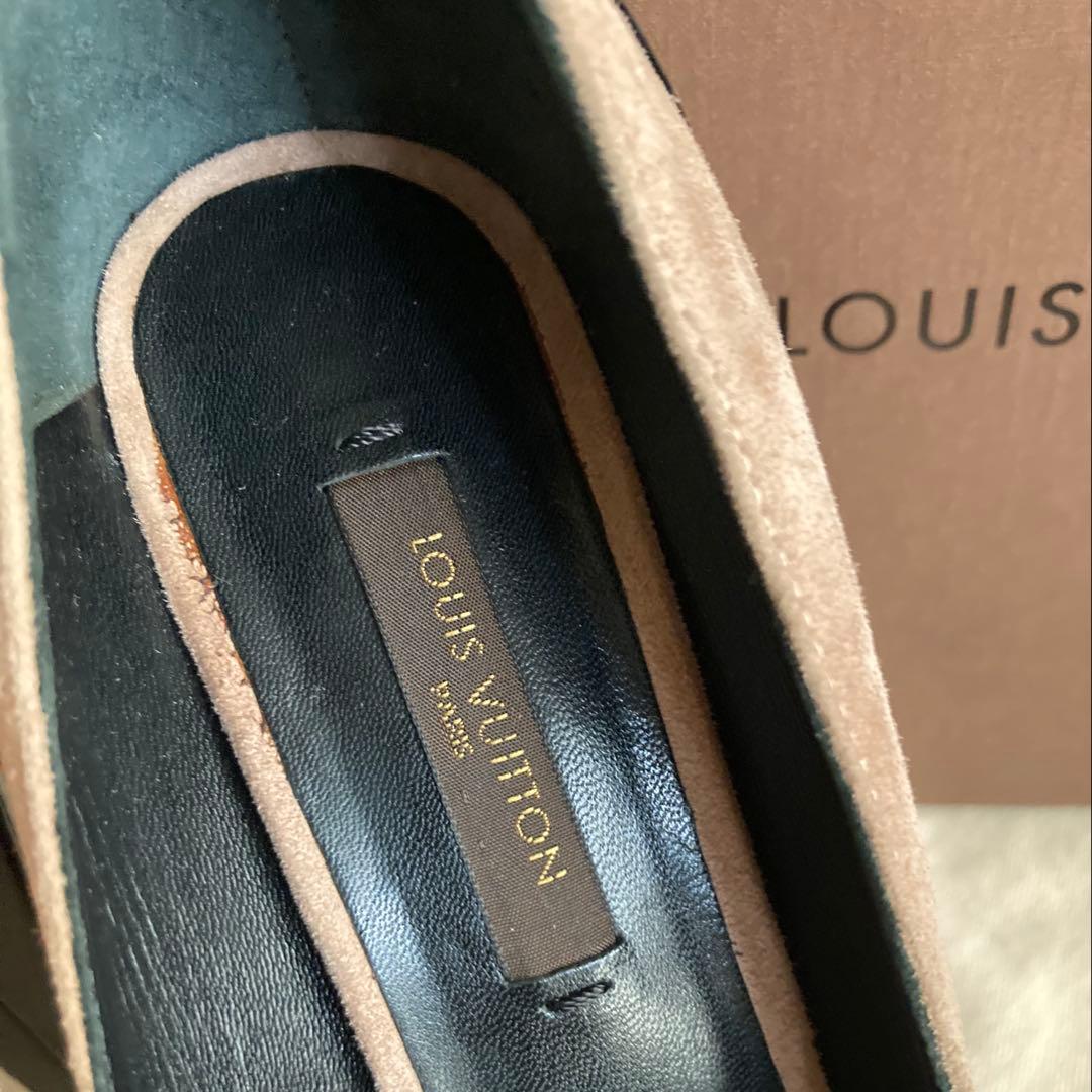 いちご LOUIS VUITTON 新品同様 パンプス 厚底 バイカラー