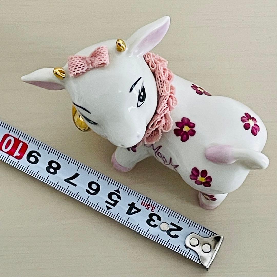 アイリッシュドレスデン 干支 2009年 丑 ウシ 置物 フィギュリン