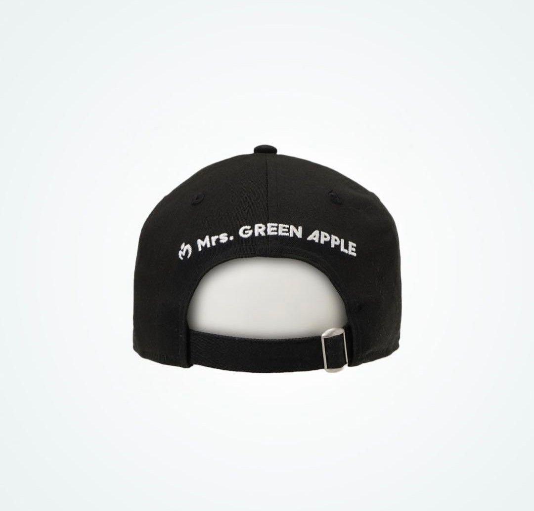 【新品未使用】Mrs. GREEN APPLE 黒 キャップ ピンバッジ付き