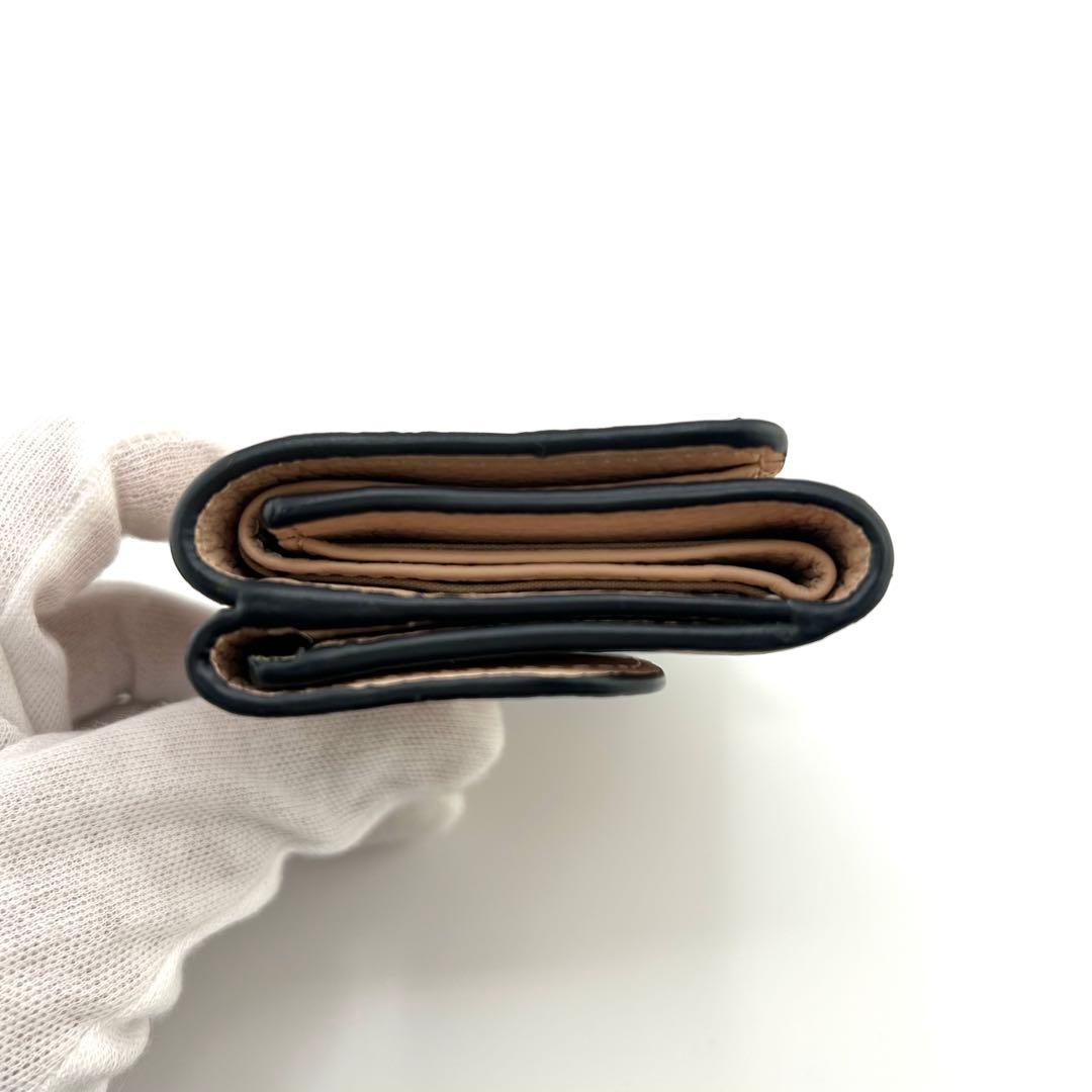 ✨極上美品・箱保存袋付き✨　クロエ　三つ折り　アルファベット　チャーム　レザー