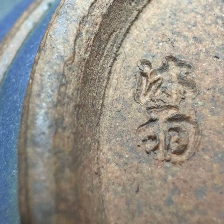 林沐雨作　小品盆栽鉢　ミニ盆栽　丸鉢