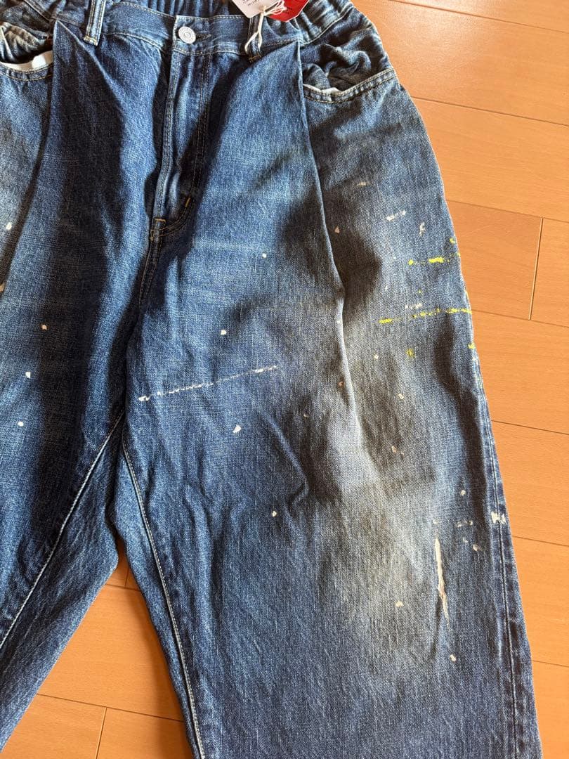 DENIM DUNGAREE（デニムダンガリー） デニムタックパンツ02