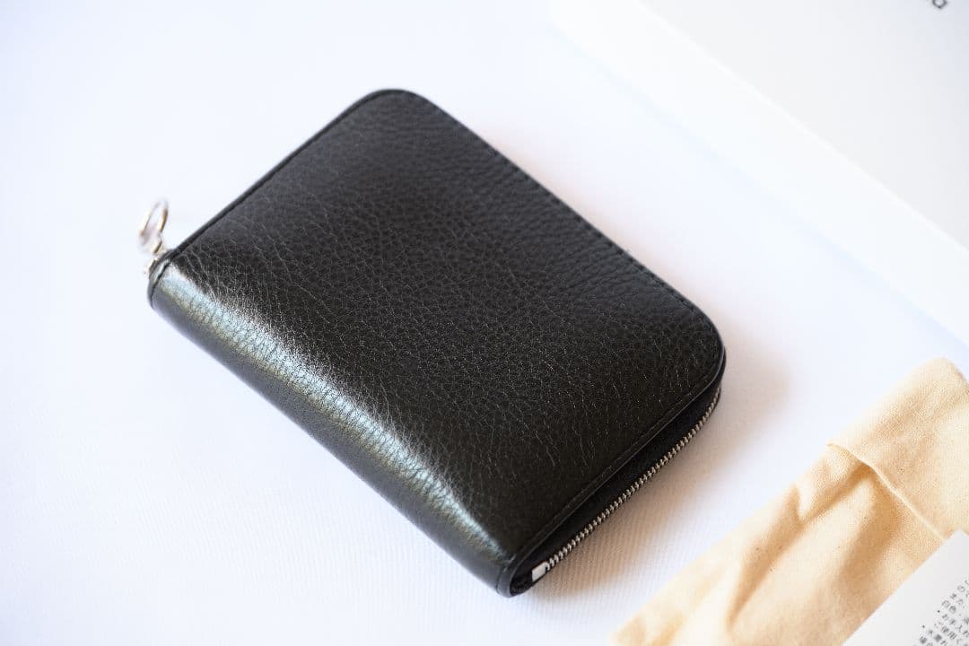 aeta ラウンドウォレット　black