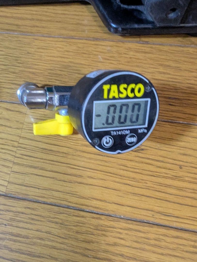 タスコR410マニホールド タスコデジタル真空ゲージ タスコ充電式真空ポンプ
