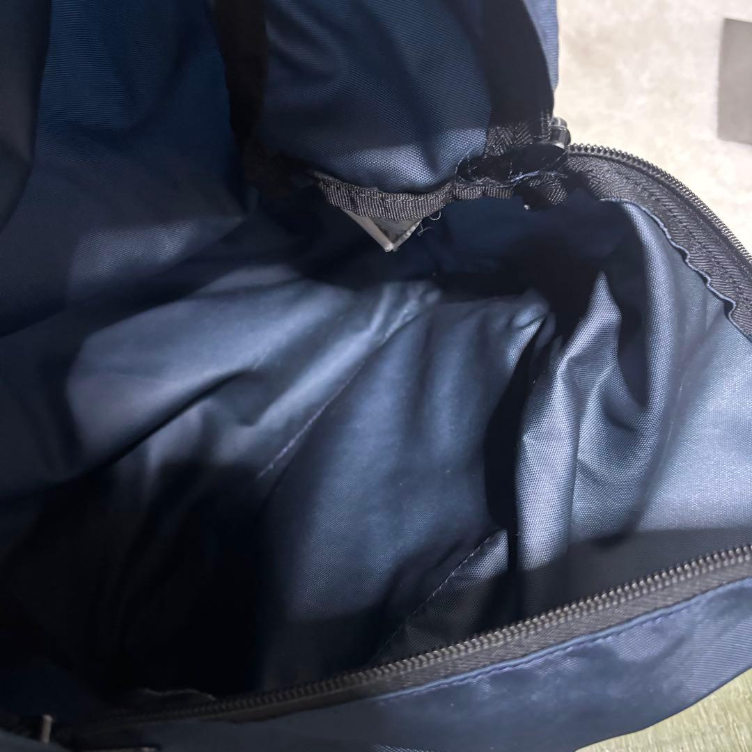 希少　エルベシャプリエ　978N デイパック　リュック　ナイロン　ネイビー