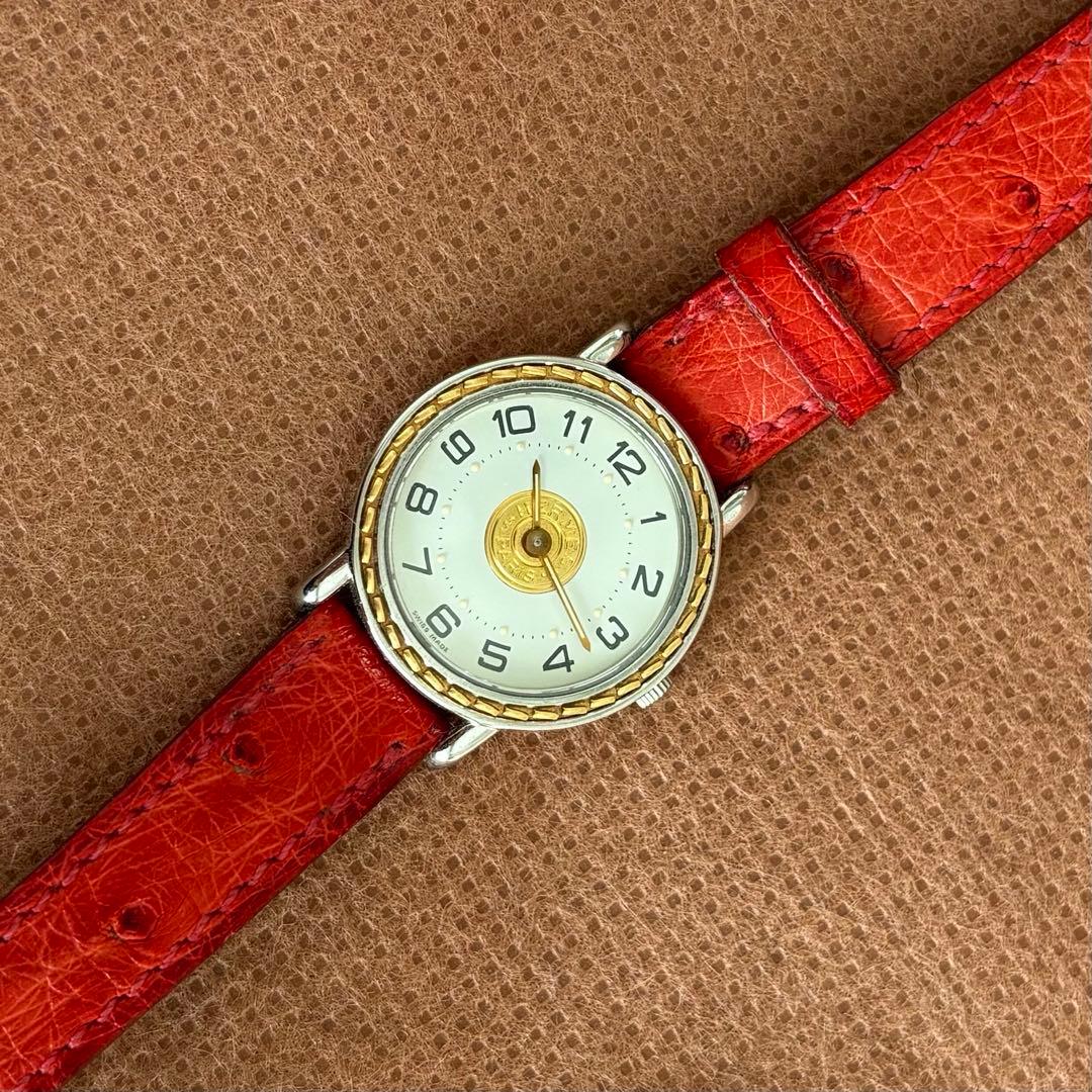 エルメス HERMES セリエ 腕時計 レディース ヴィンテージ
