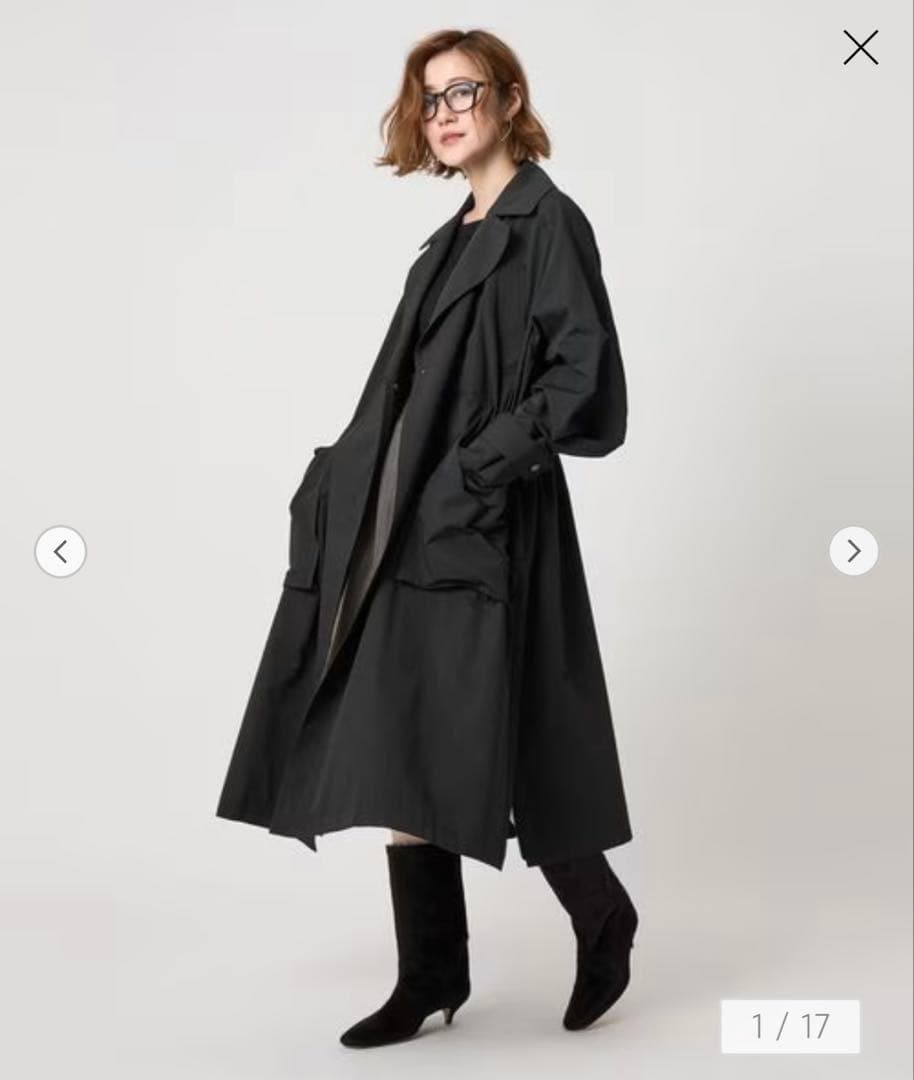 辺見えみりさん着用‼️＜conte＞ミリタリー トレンチコート