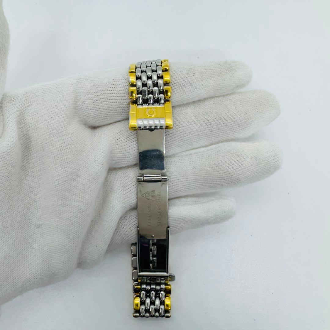 ✨OMEGA✨オメガ✨デイト✨ホワイト文字盤✨コンビ✨クォーツ✨腕時計✨