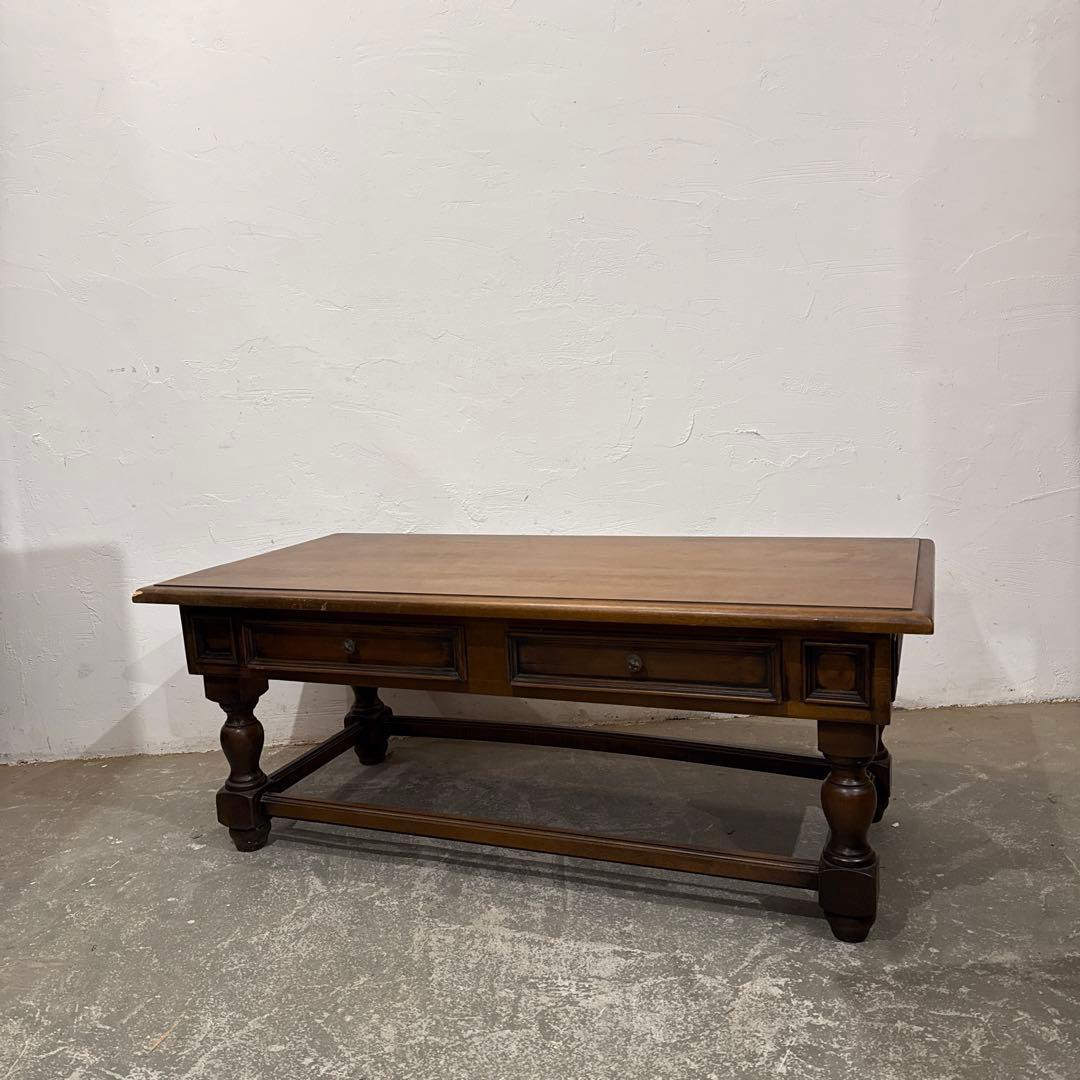 年末年始saleヴィンテージ　コーヒーテーブル　引き出し付き