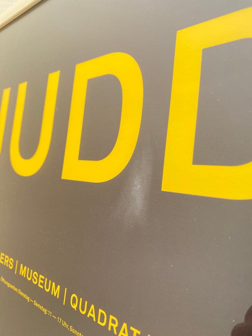 ミニマル アート　ドナルド・ジャッド　ポスター　フレーム付　ジョセフアルバース美