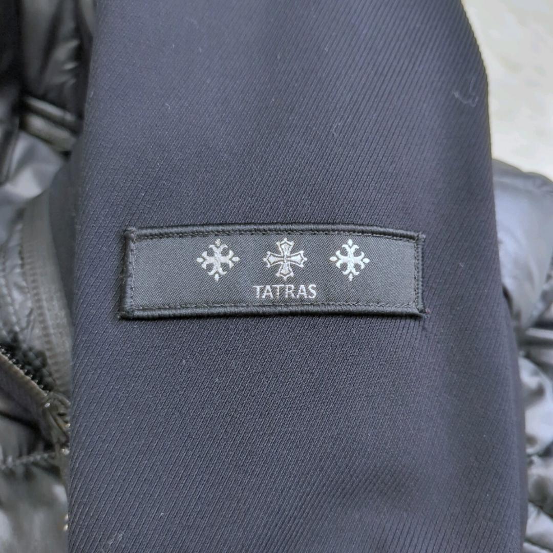 タトラス SABBIA MTA18A4522 ブラック 切替 ダウンジャケット