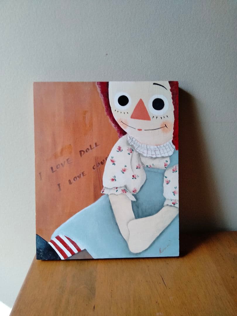 【手描き】　アンとアンディ　Ann　トールペイント