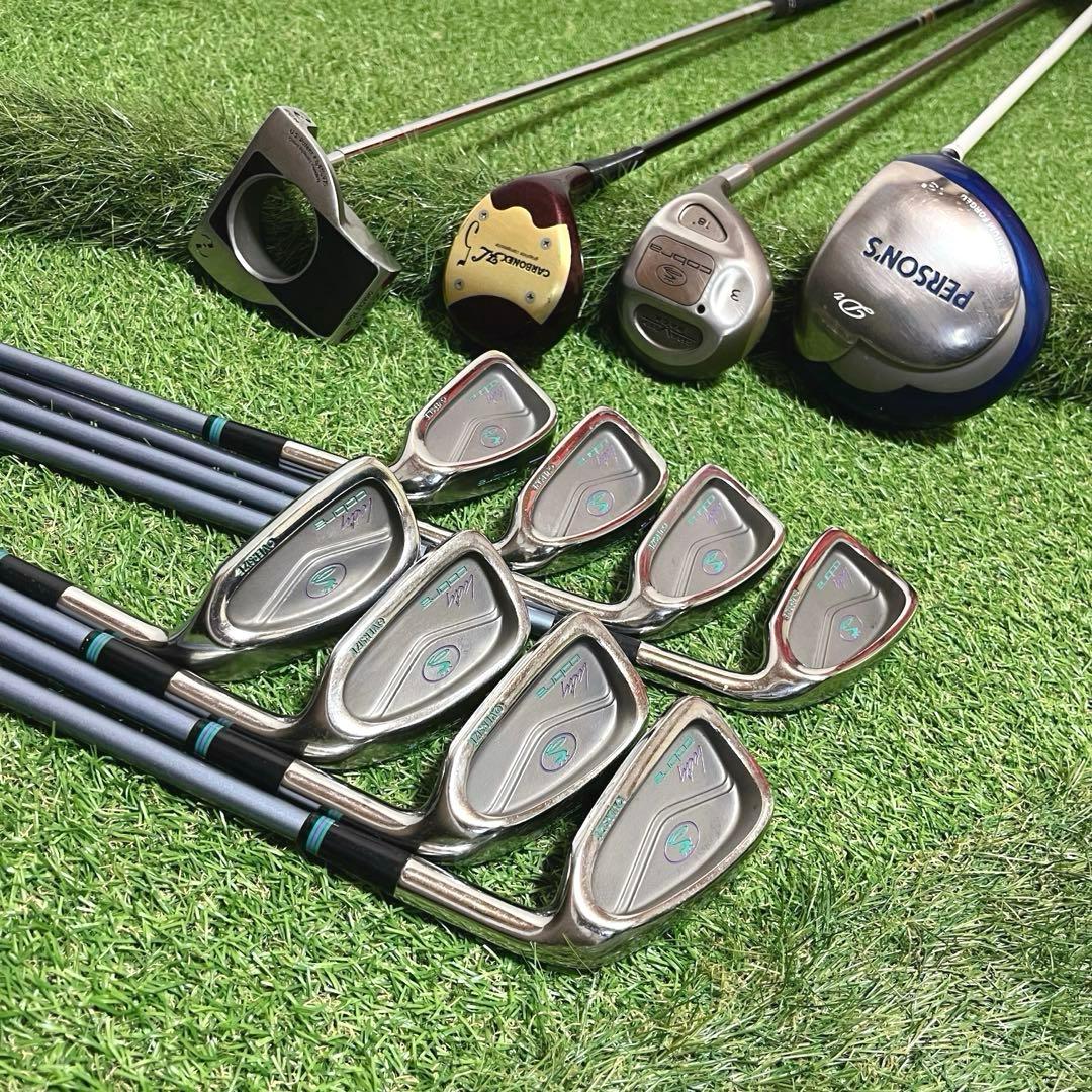 美品 初心者に優しいセット Cobra他 レディースゴルフクラブ12本セット