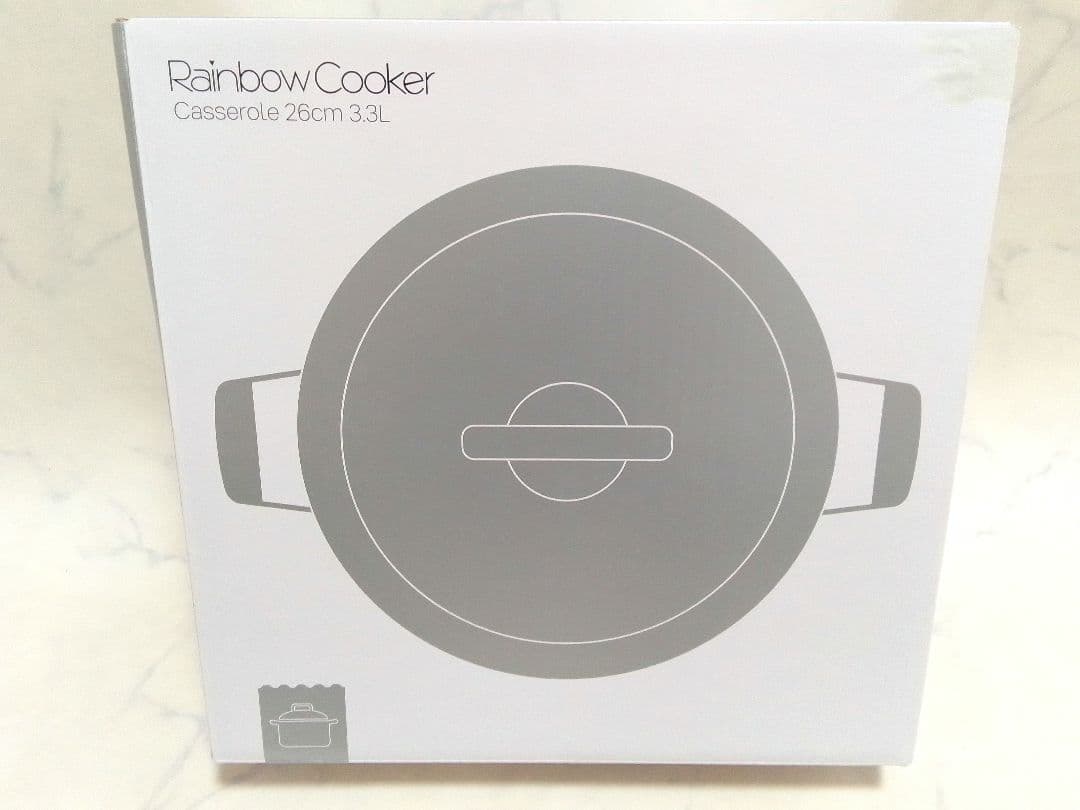 未使用 レインボークッカー プレミアム 26cm 3.3L 浅鍋 タッパーウェア