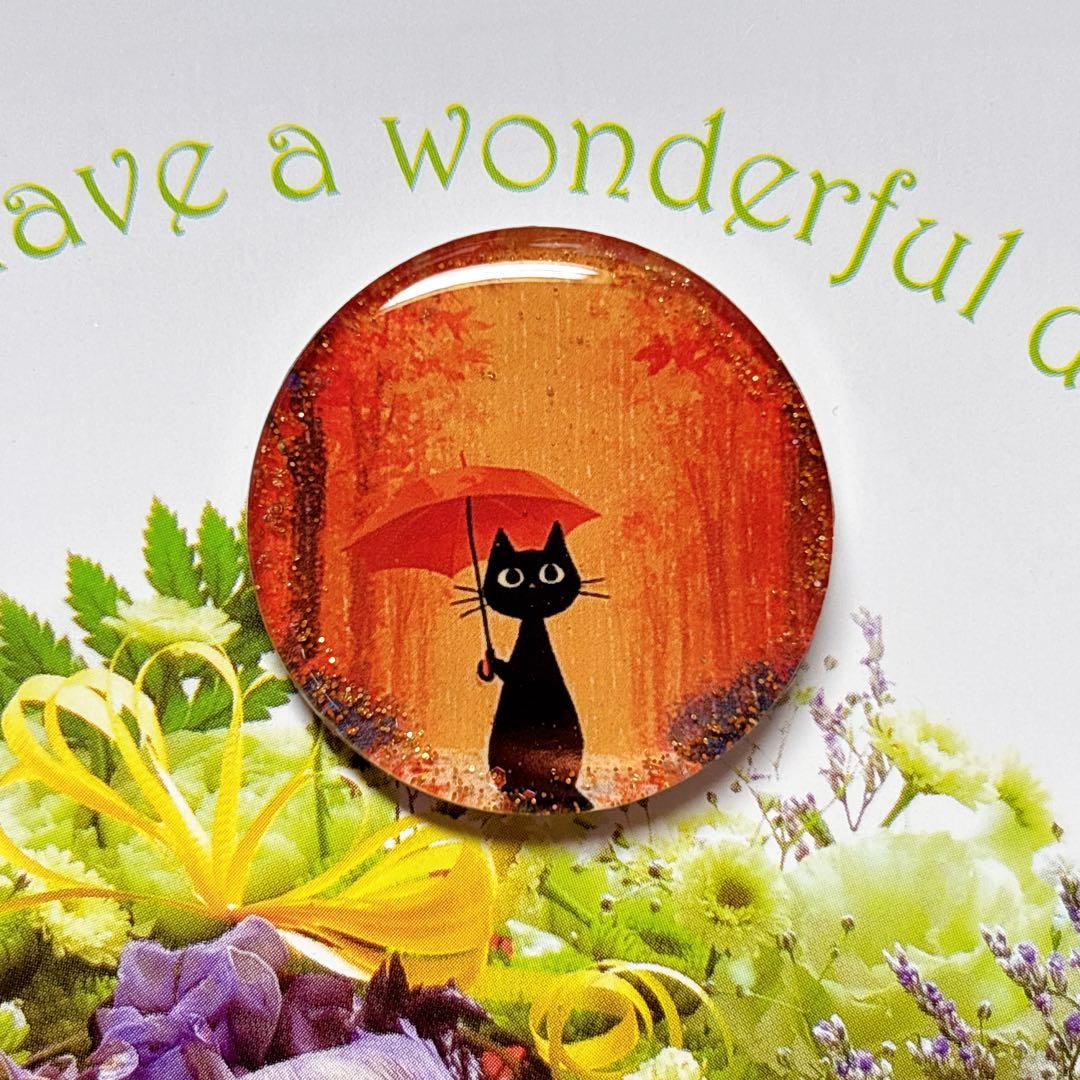 NO 560レジン　ヘアゴム　ブローチ　ハンドメイド　猫ちゃん