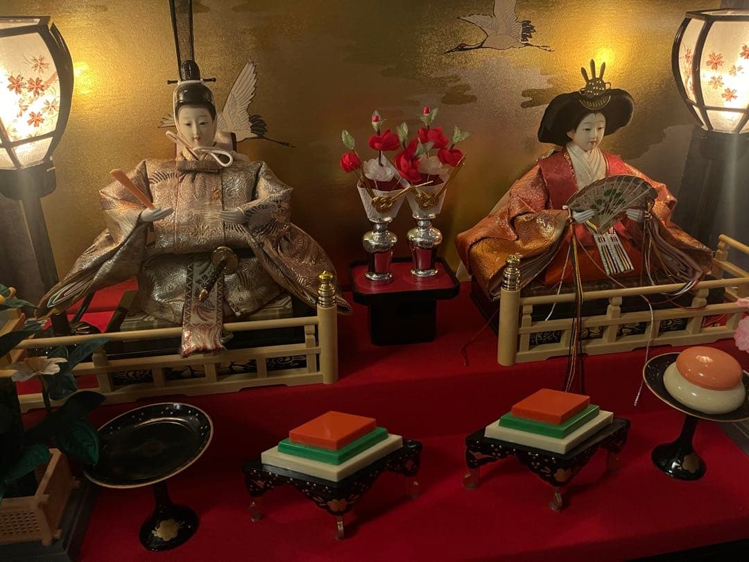 ケース飾り雛人形　親玉飾り