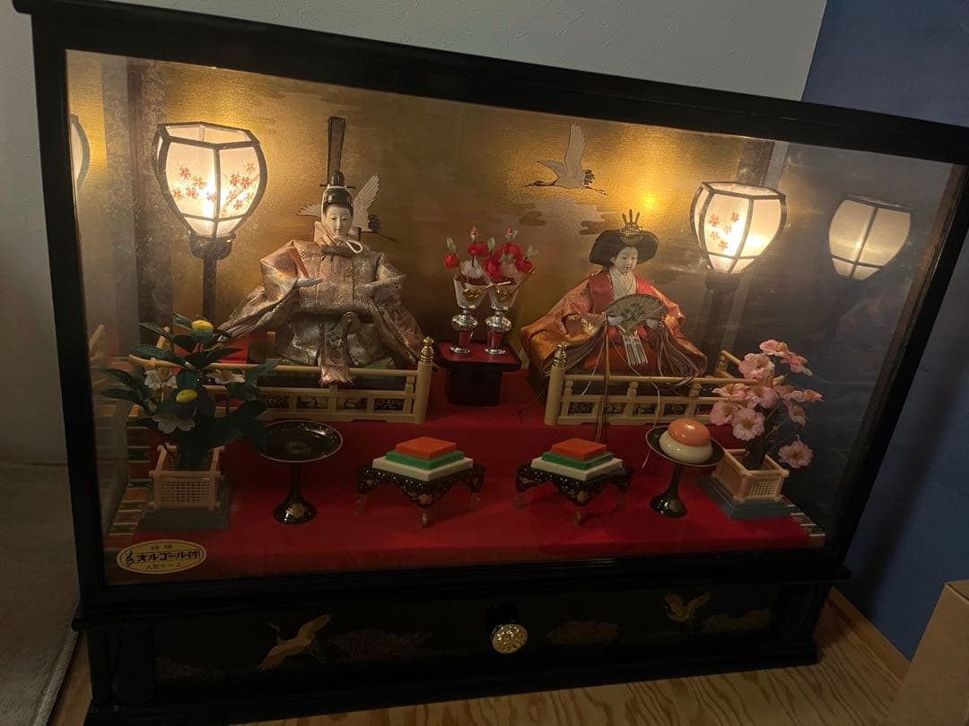 ケース飾り雛人形　親玉飾り