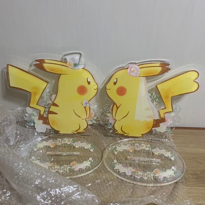 ピカチュウ　ブライダル　ウェルカムボード　エスクリ　ポケモン