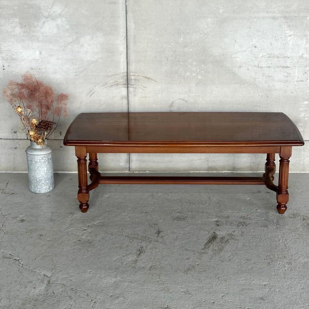 ✦70s✦ maruni マルニ木工 ローテーブル 地中海 クラシック 応接間