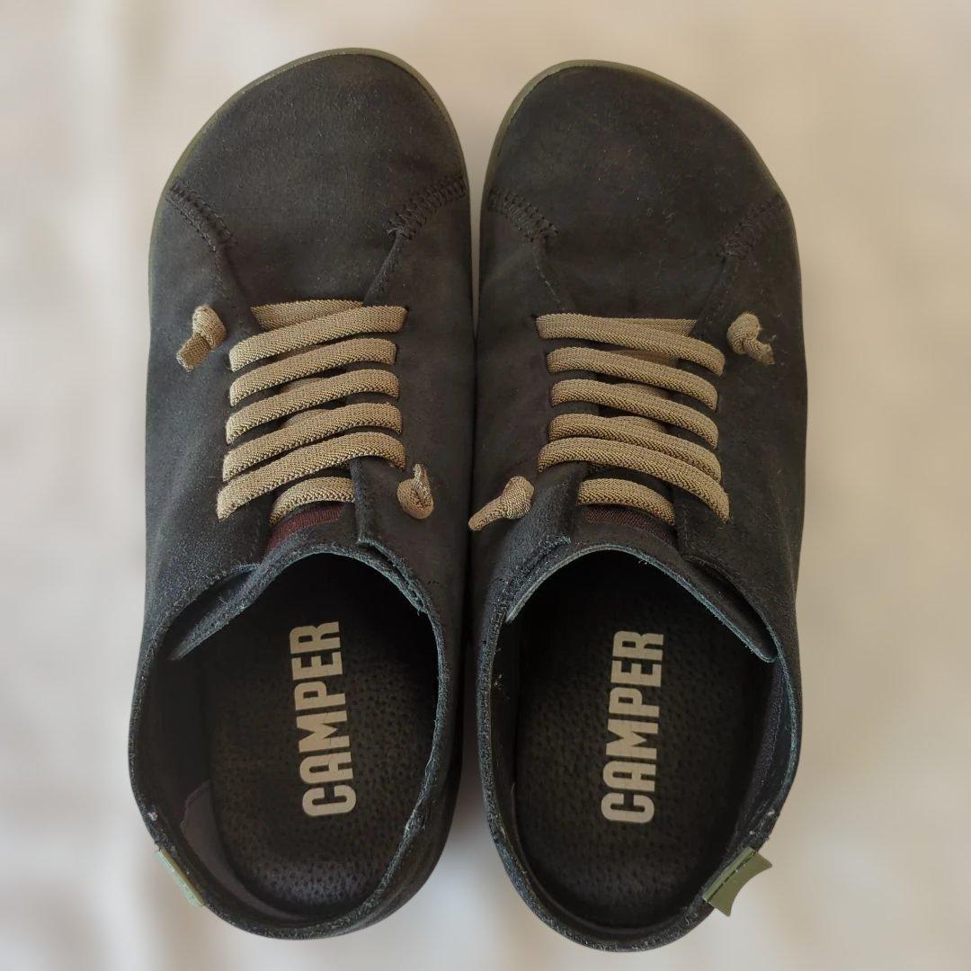 CAMPER PEU ブラック スエード スニーカー 41