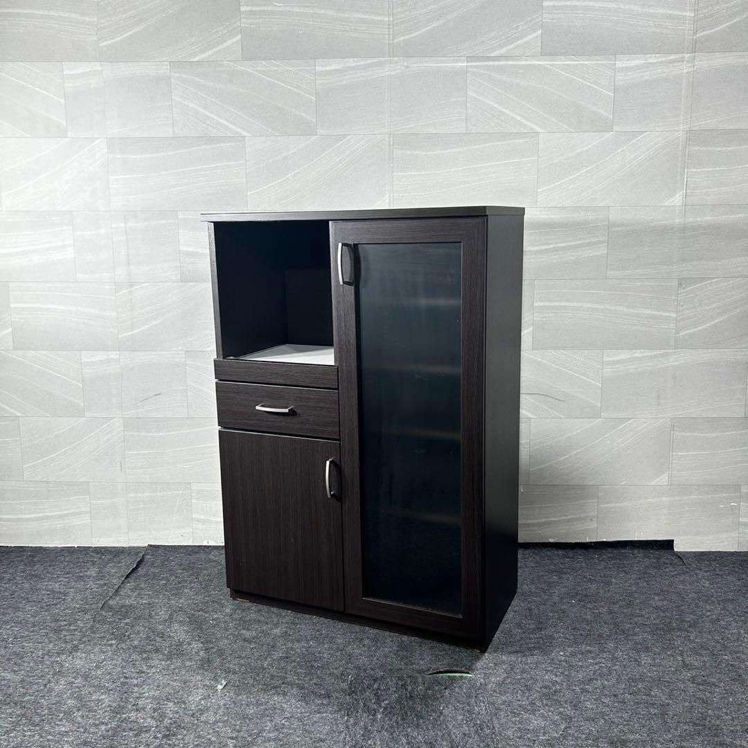 NITORI キッチンカウンター コパン T 80DBR 収納 家具 d4885