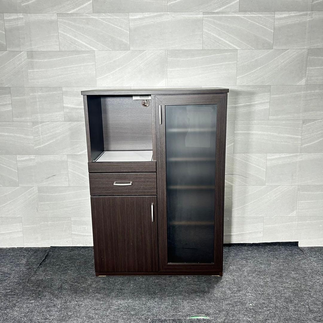 NITORI キッチンカウンター コパン T 80DBR 収納 家具 d4885