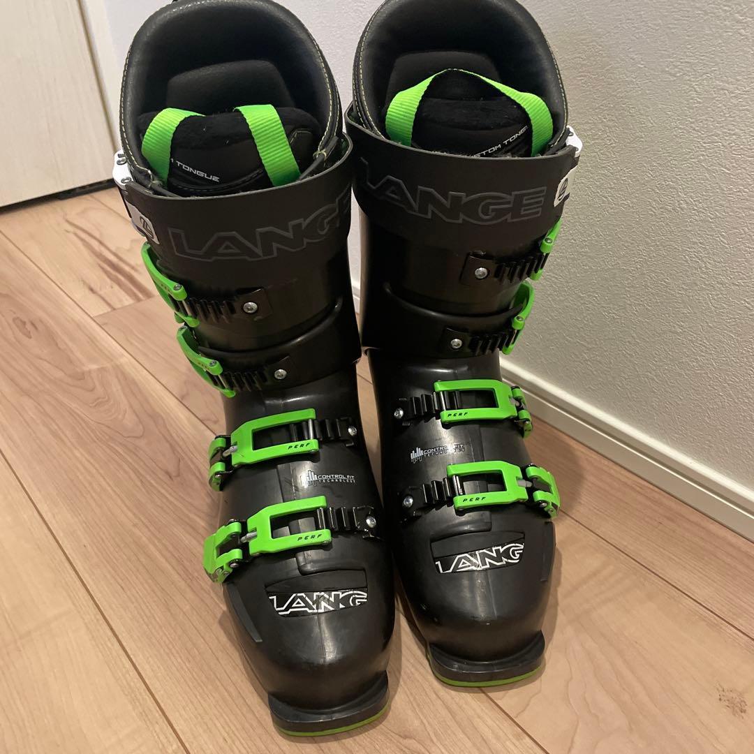 LANGE スキーブーツ ブラック/グリーン