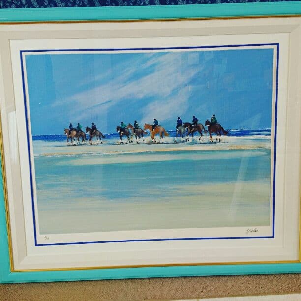 ビクトールスパンの「浜辺の風景」