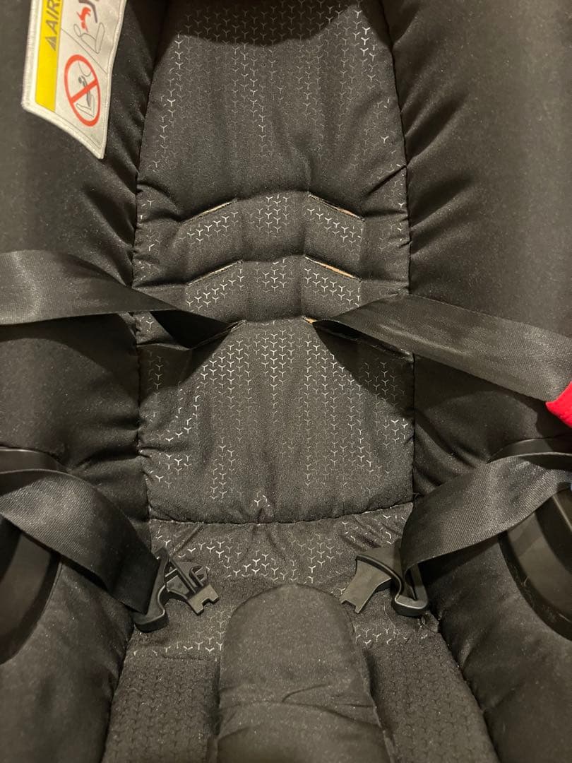 【美品】doona+ ドゥーナ　ベビーカー　チャイルドシート　サンシェードレッド