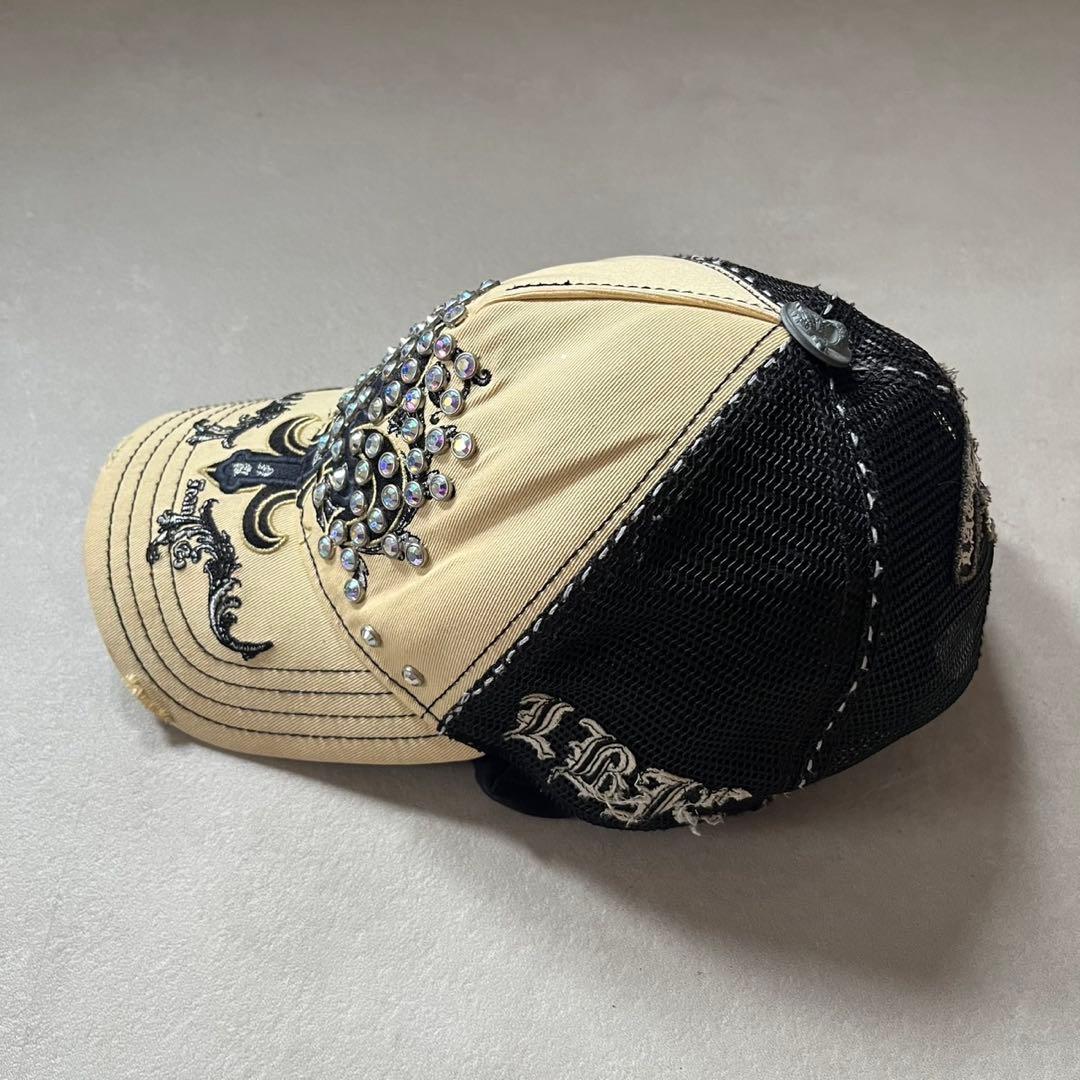 00s archive 希少 グランジ y2k スタッズ クロス ラインストーン