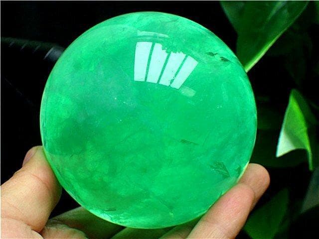 「在庫処分」82mmAAA級天然フローライト蛍石丸玉B85F1/211F06D