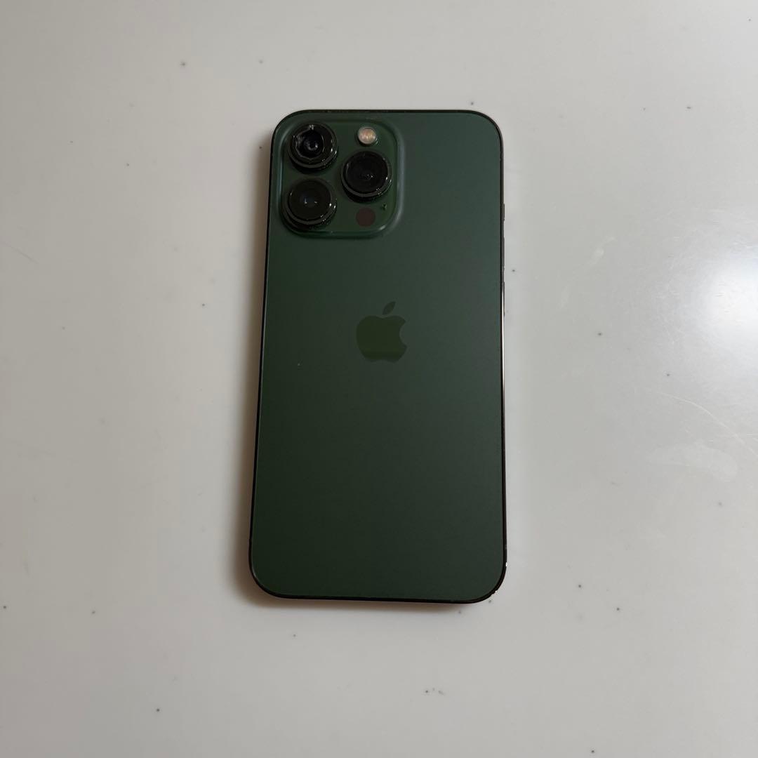 Apple iPhone 13 Pro 本体 グリーン　ふいふい