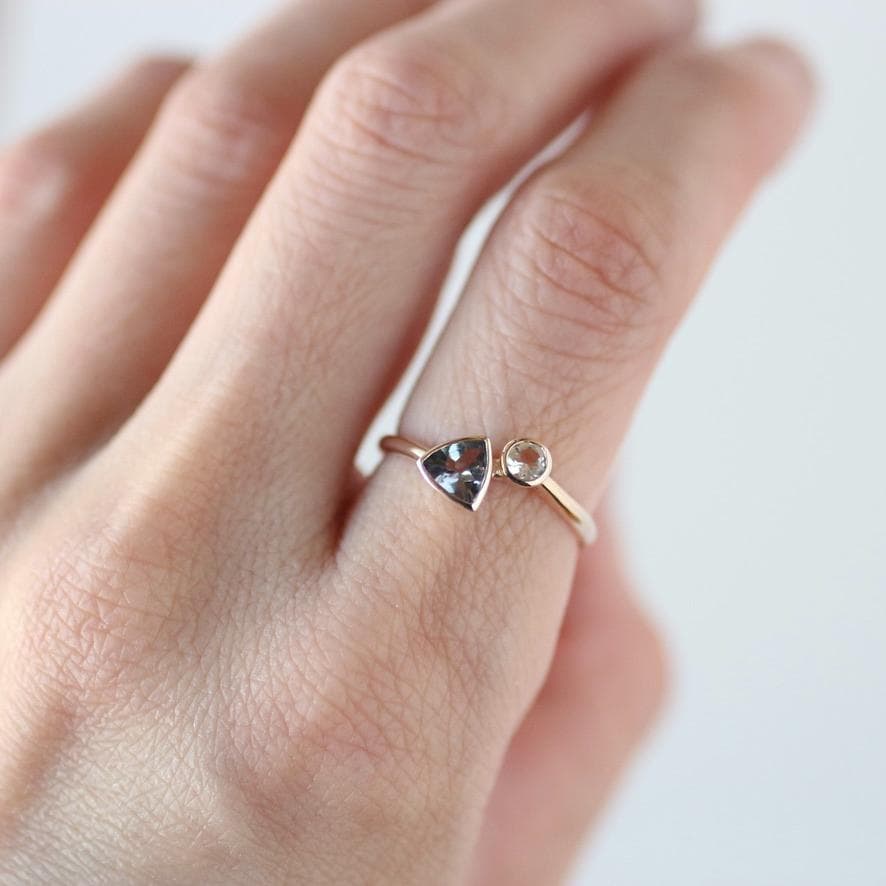 ゾイサイト・ゴッシェナイト　コンビリング　K10／11号