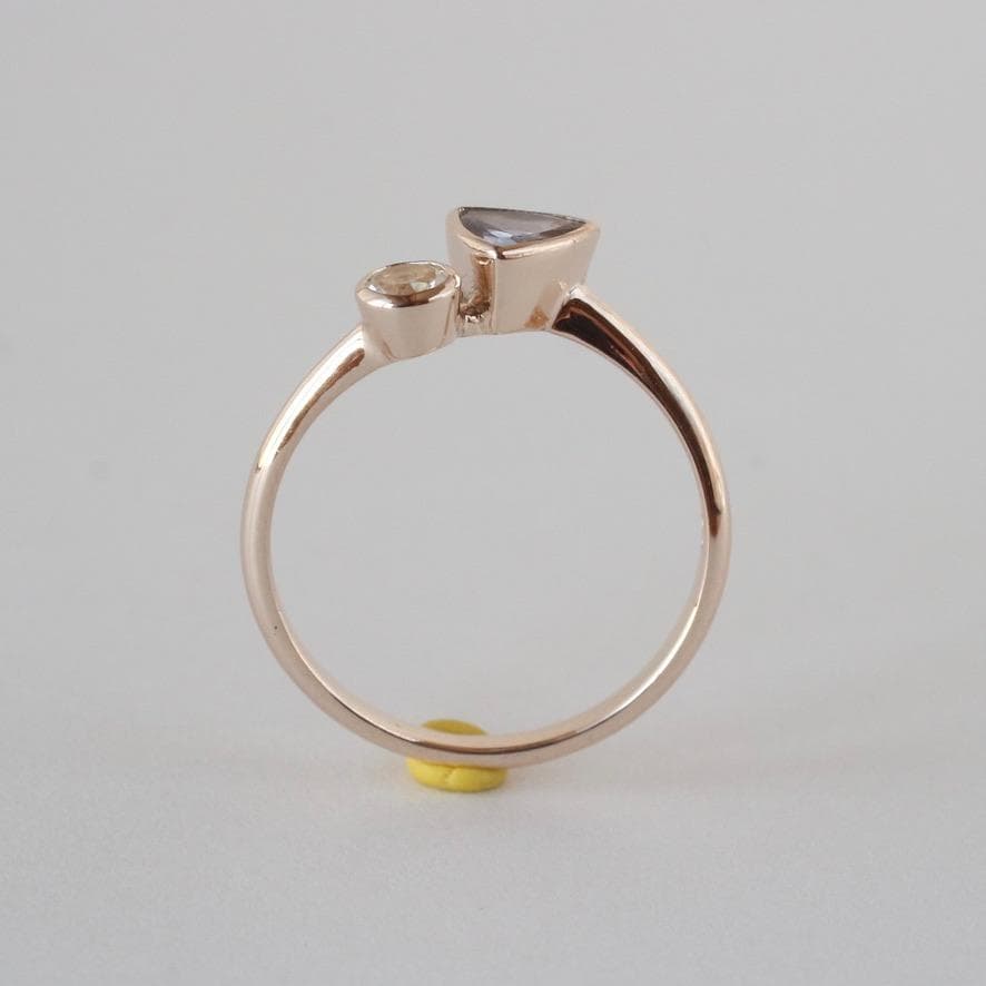 ゾイサイト・ゴッシェナイト　コンビリング　K10／11号