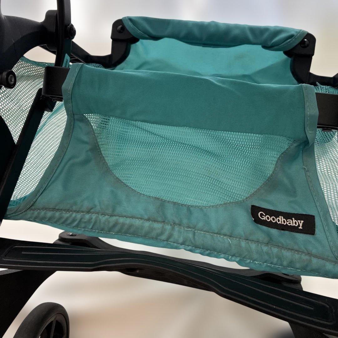 ポキット POCKIT 折りたたみベビーカー　緑