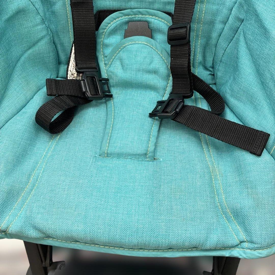 ポキット POCKIT 折りたたみベビーカー　緑