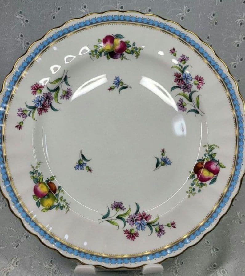 英国製✨華やか✨スポード トラップネルスプレイズ プレート 中皿 3枚 花